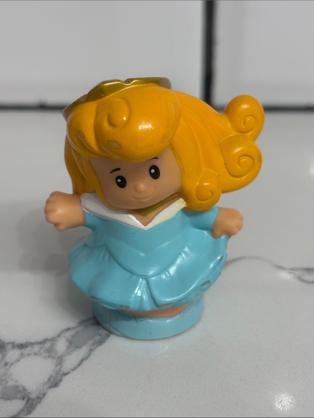 Little People Blue Dress Aurora Princess Talker 2015